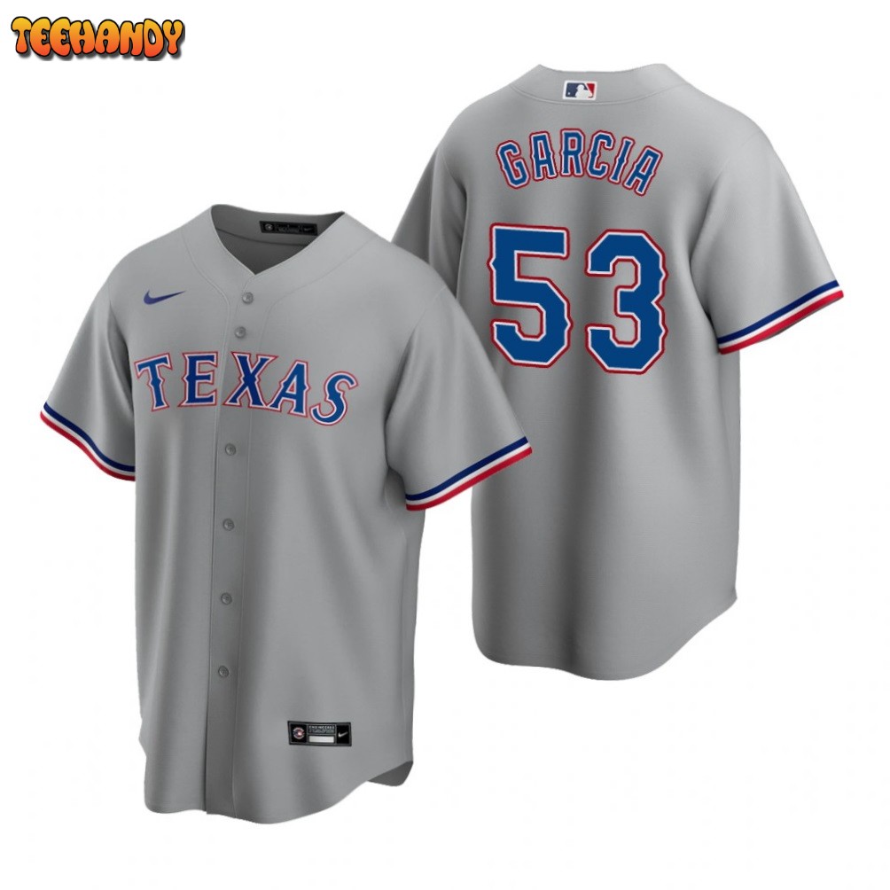 Texas Rangers Adolis Garcia Gray Road Replica Jersey