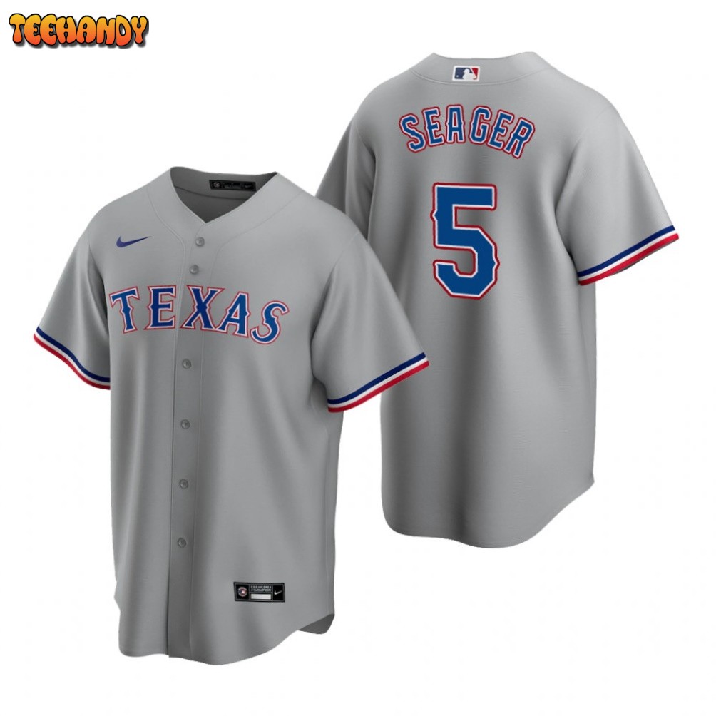 Texas Rangers Corey Seager Gray Road Replica Jersey