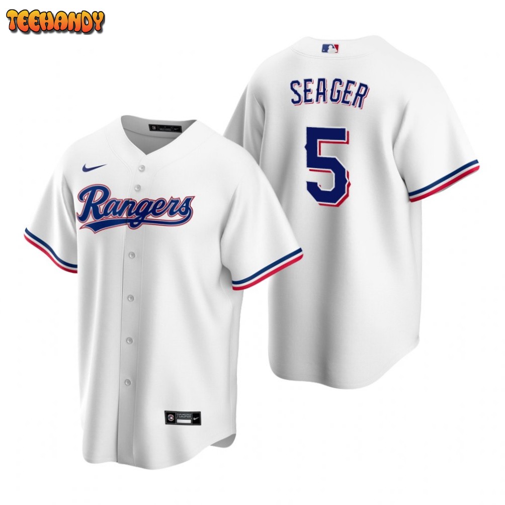 Texas Rangers Corey Seager White Home Replica Jersey