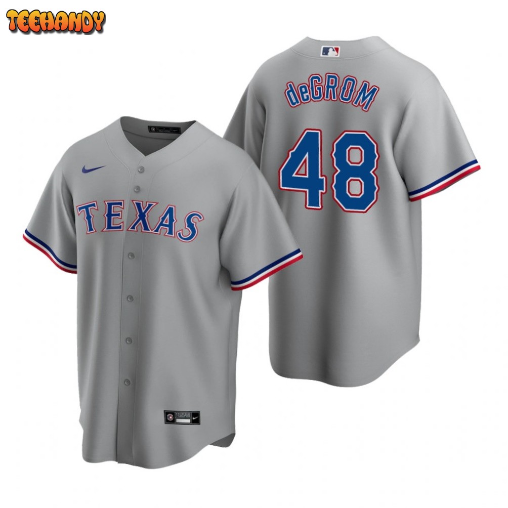 Texas Rangers Jacob deGrom Gray Road Replica Jersey