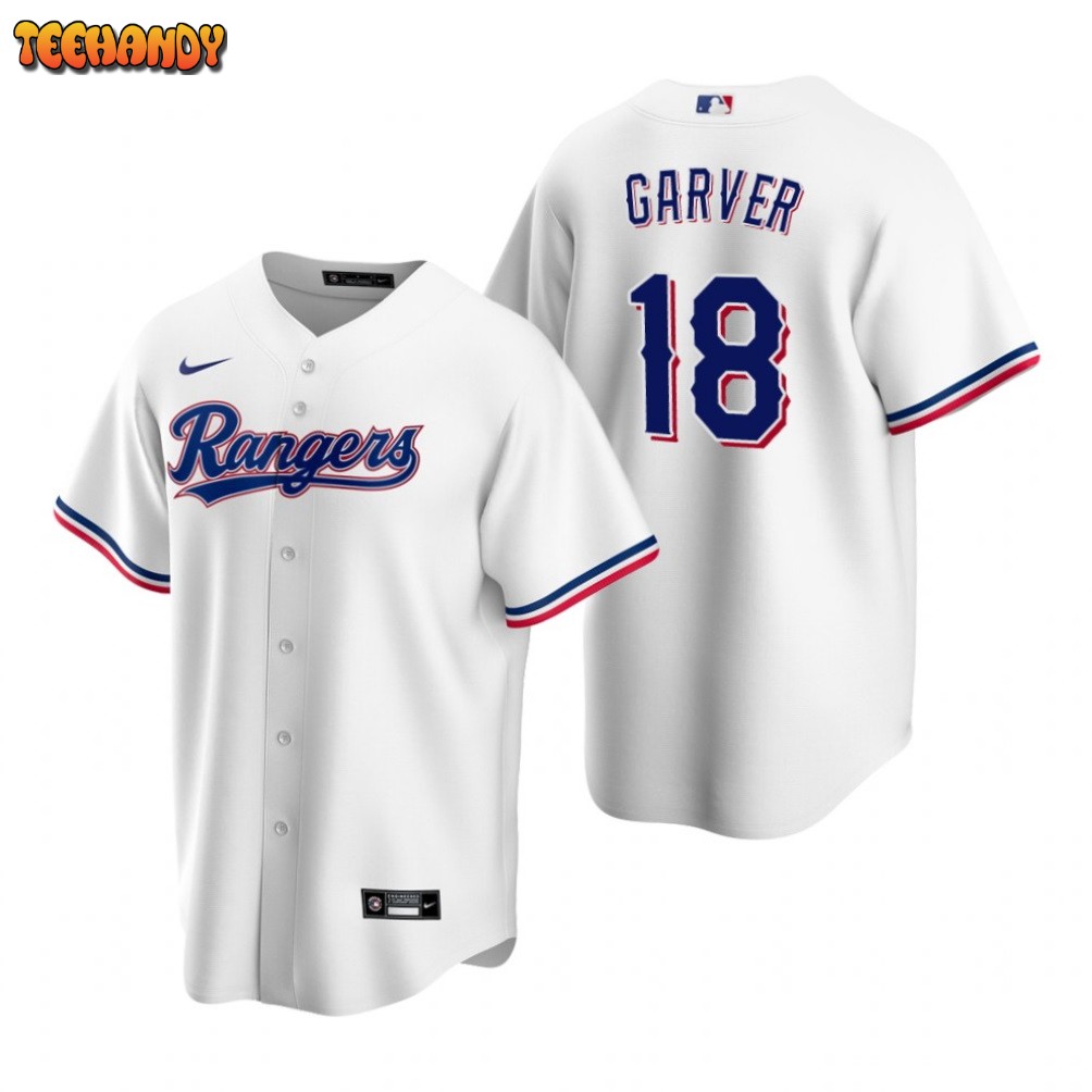 Texas Rangers Mitch Garver White Home Replica Jersey