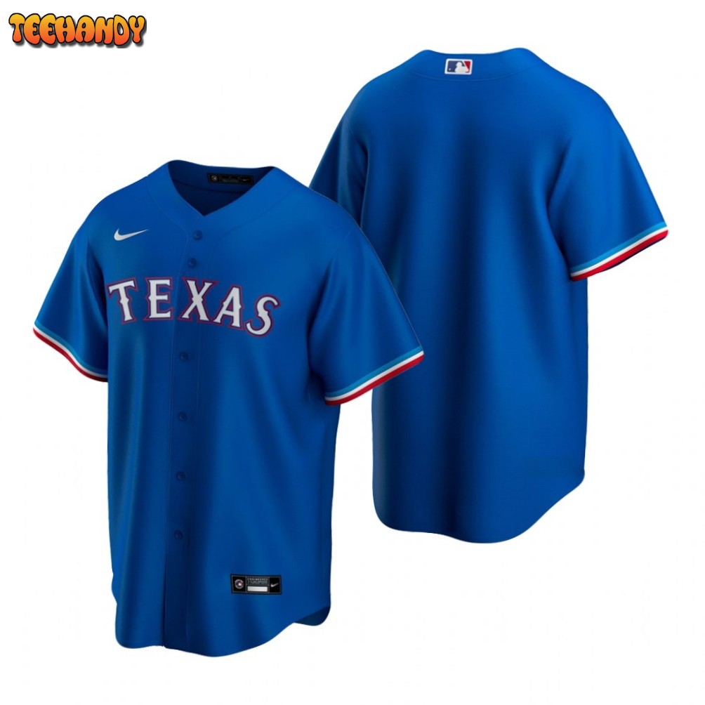 Texas Rangers Team Royal Replica Alternate Jersey