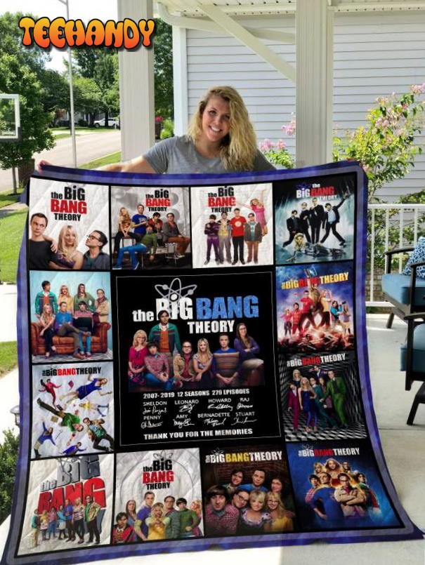 The Big Bang Theory 3D Customized Quilt Blanket