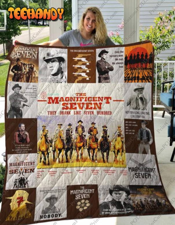 The Magnificent Seven 3D Customized Quilt Blanket