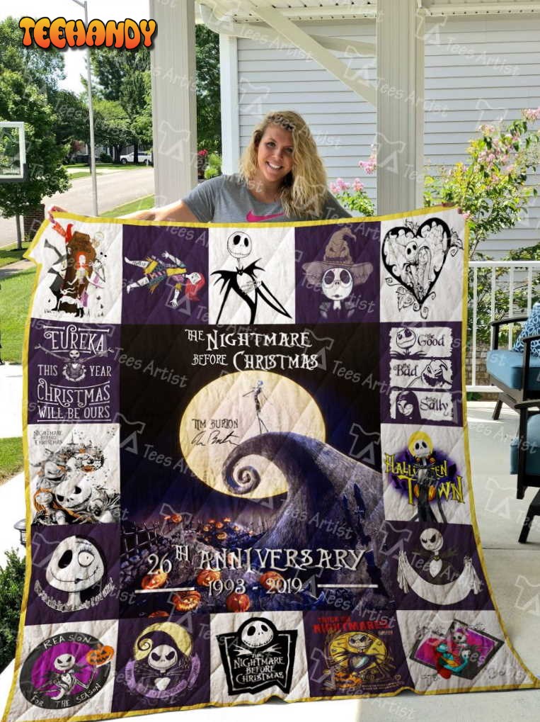 The Nightmare Before Christmas 3D Quilt Blanket