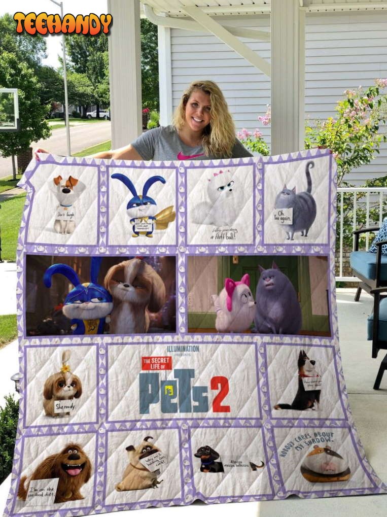 The Secret Life Of Petsfor Fans 3D Quilt Blanket