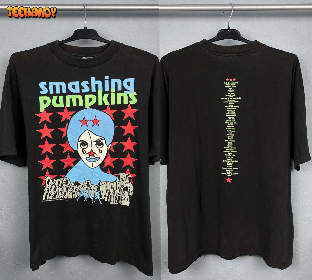 The Smashing Pumpkins 1994 Clown Tour Double Side Shirt