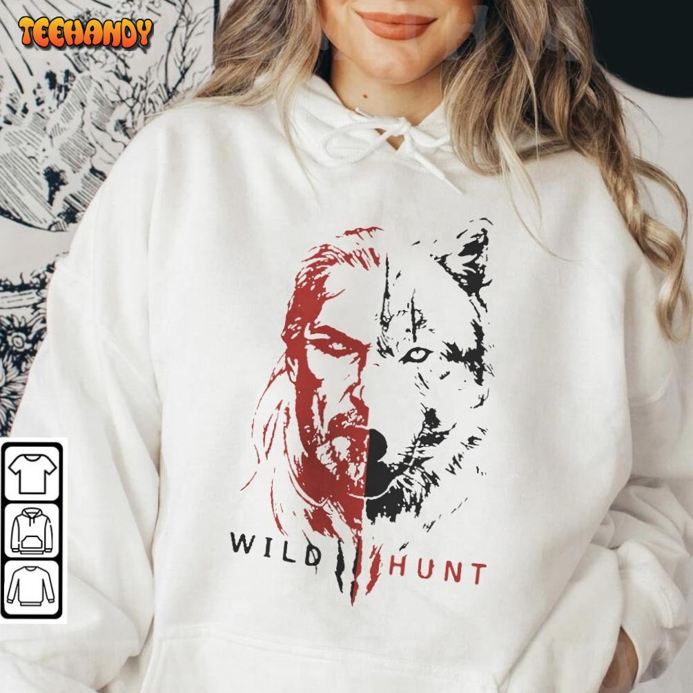 The Witcher Wild Hunt Shirt Geralt of Rivia 90s Retro Graphic T Shirt