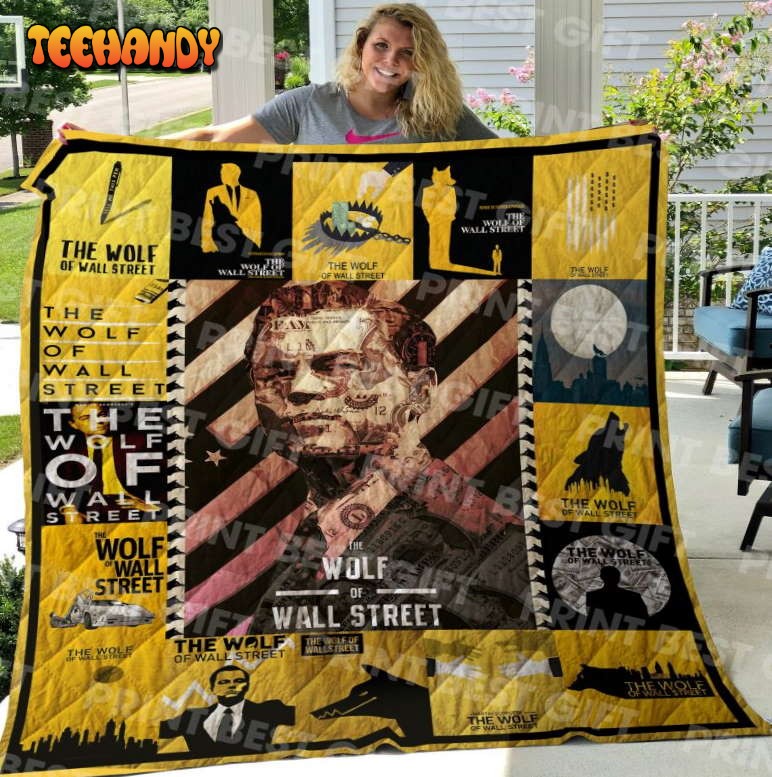 The Wolf Of Wall Street Poster 3D Quilt Blanket