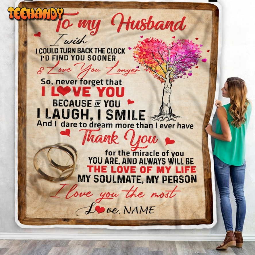 To My Husband  From Wife Never Forget Birthday Wedding Anniversary Blanket