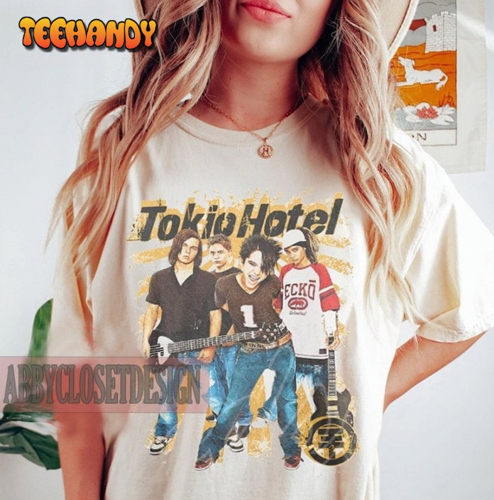 Tokio Hotel Band Y2K 90s Retro Design Graphic T-Shirt