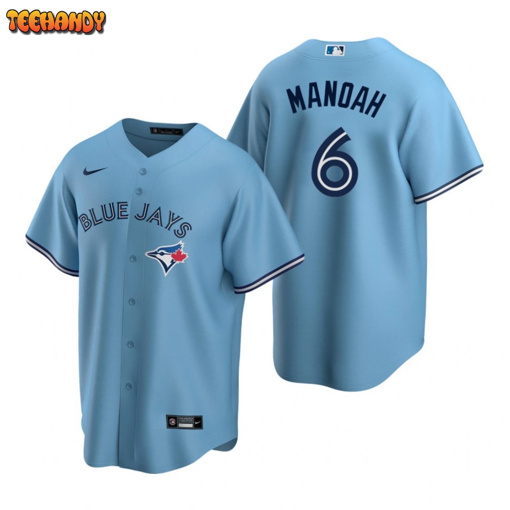 Toronto Blue Jays Alek Manoah Powder Blue Alternate Replica Jersey