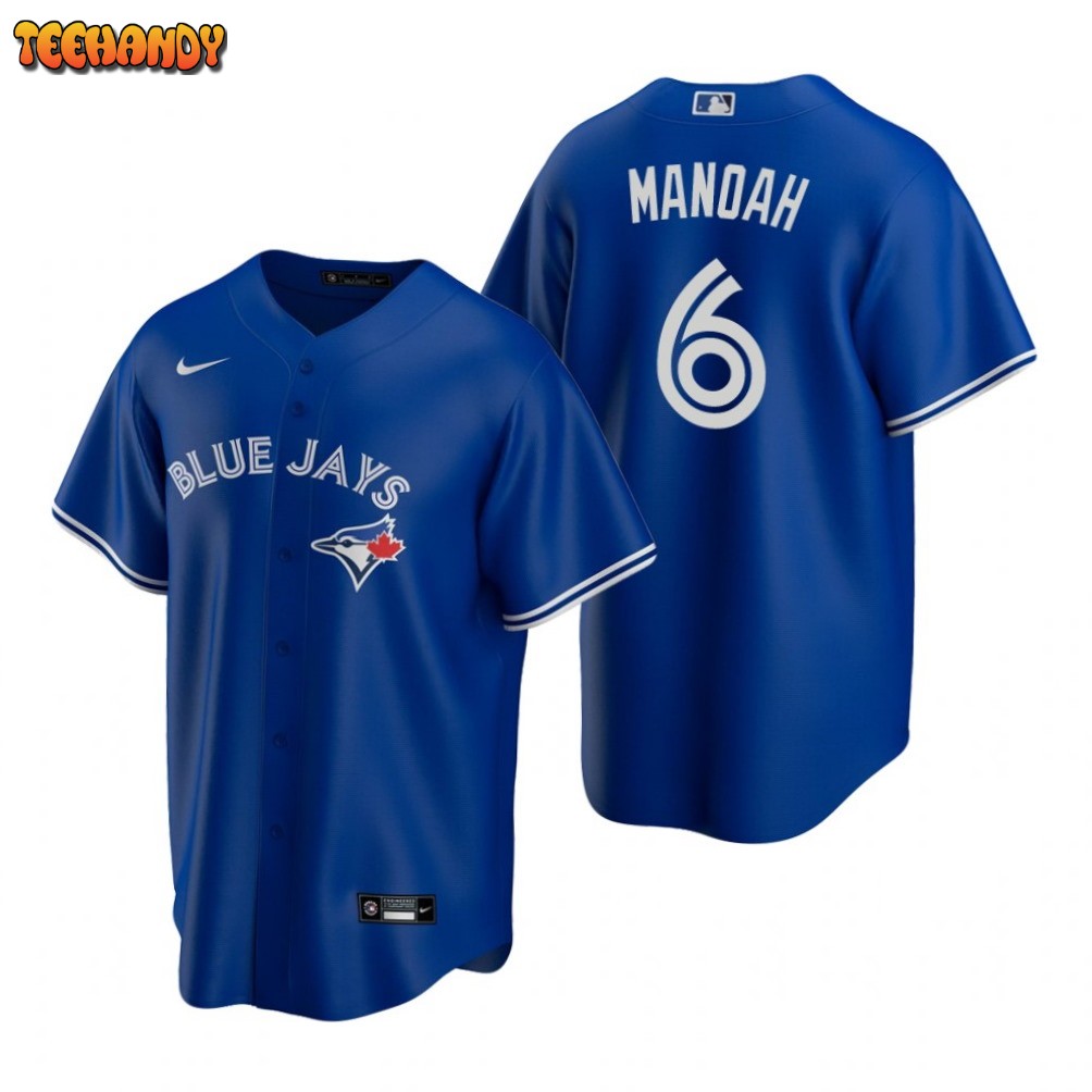 Toronto Blue Jays Alek Manoah Royal Alternate Replica Jersey