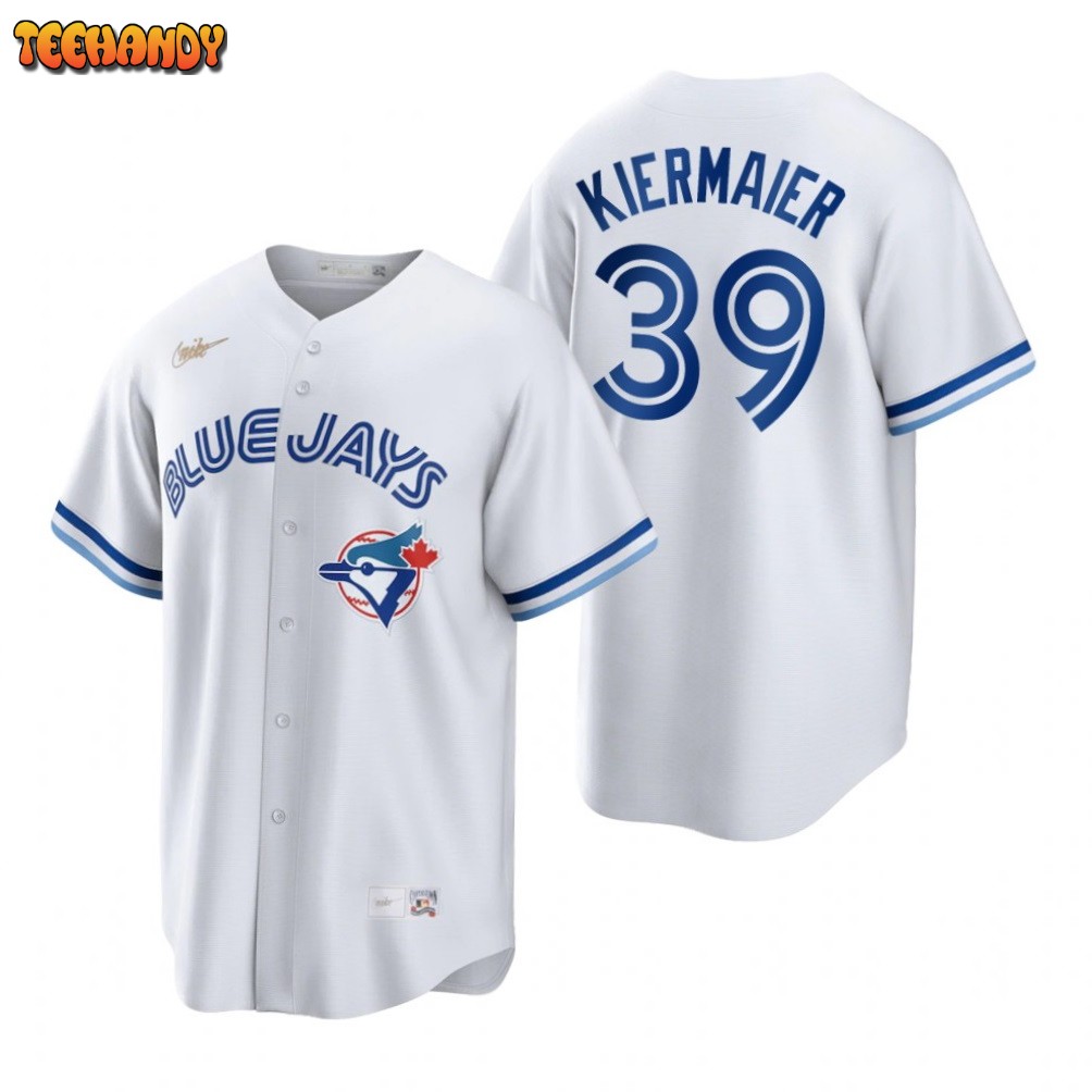 Toronto Blue Jays Kevin Kiermaier White Home Cooperstown Jersey