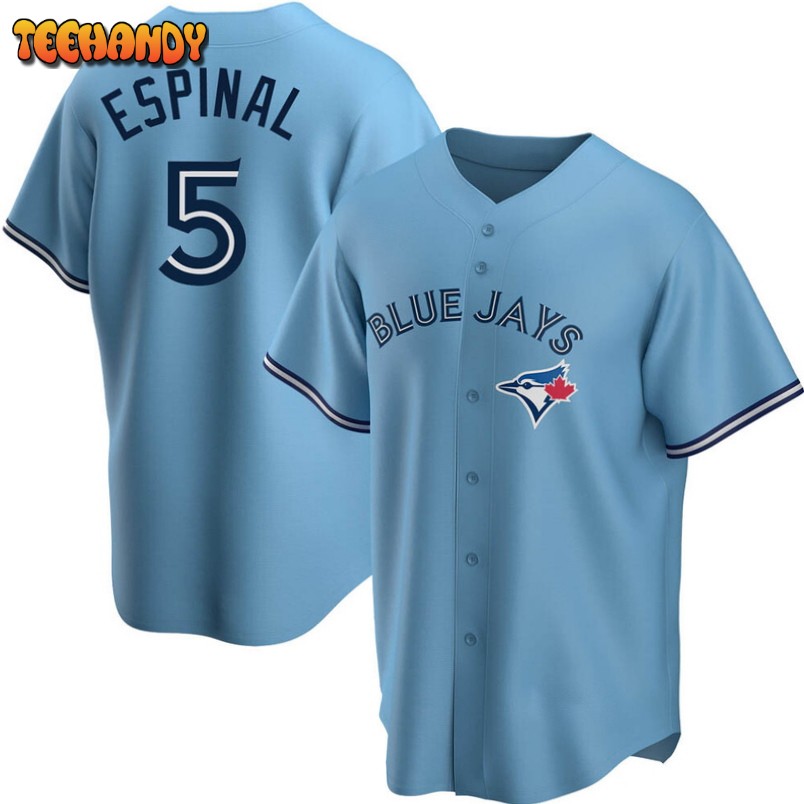 Toronto Blue Jays Santiago Espinal Powder Blue Alternate Replica Jersey