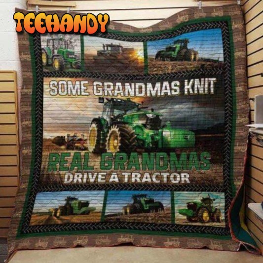 Tractor 3D Customized Quilt Blanket