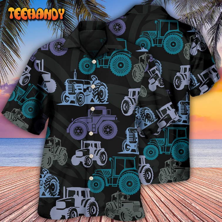 Tractor Farm Basic Farmer Hawaiian Shirt