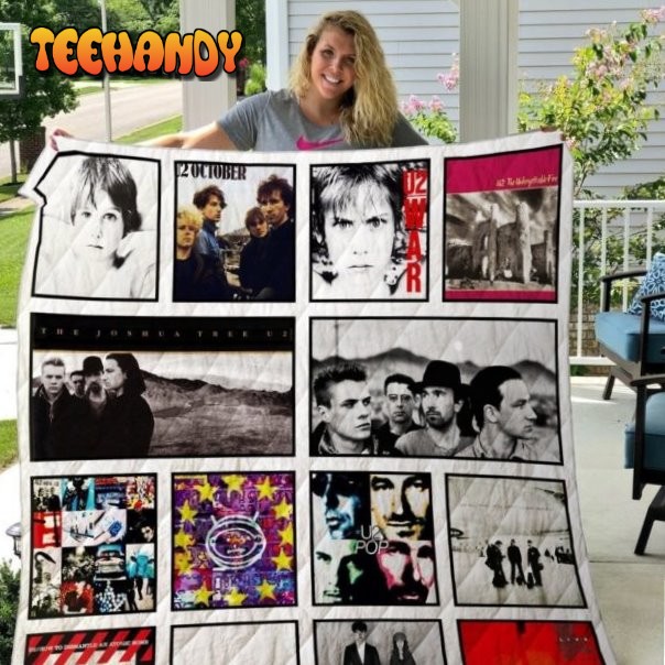 U2 3D Customized Quilt Blanket