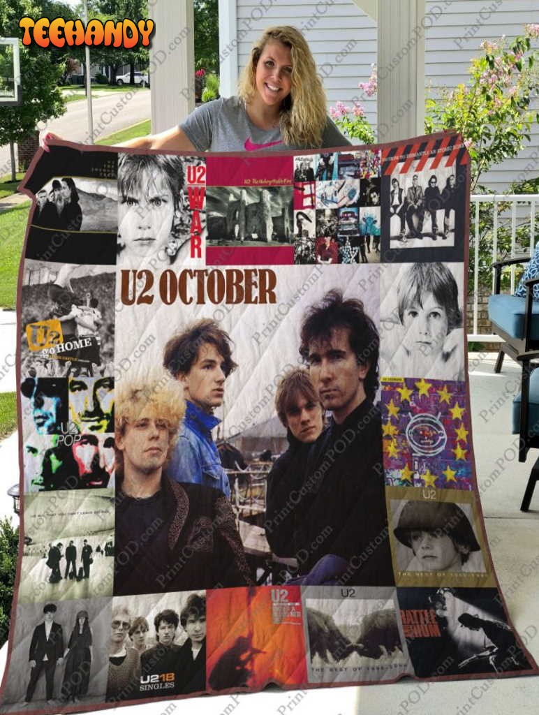 U2 Albums For Fans Version 3D Quilt Blanket