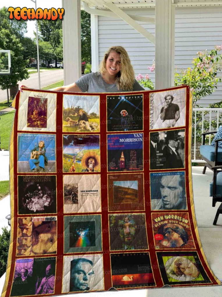 Van Morrison 3D Quilt Blanket