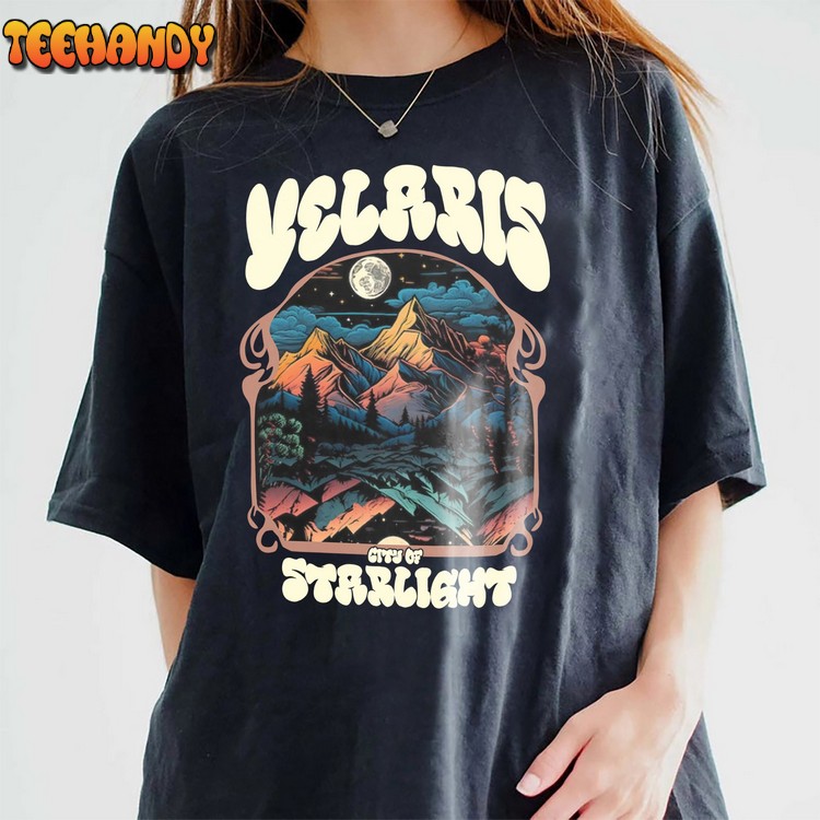 Velaris City Of Starlight Comfort Color Shirt, House Of Wind Book Shirt