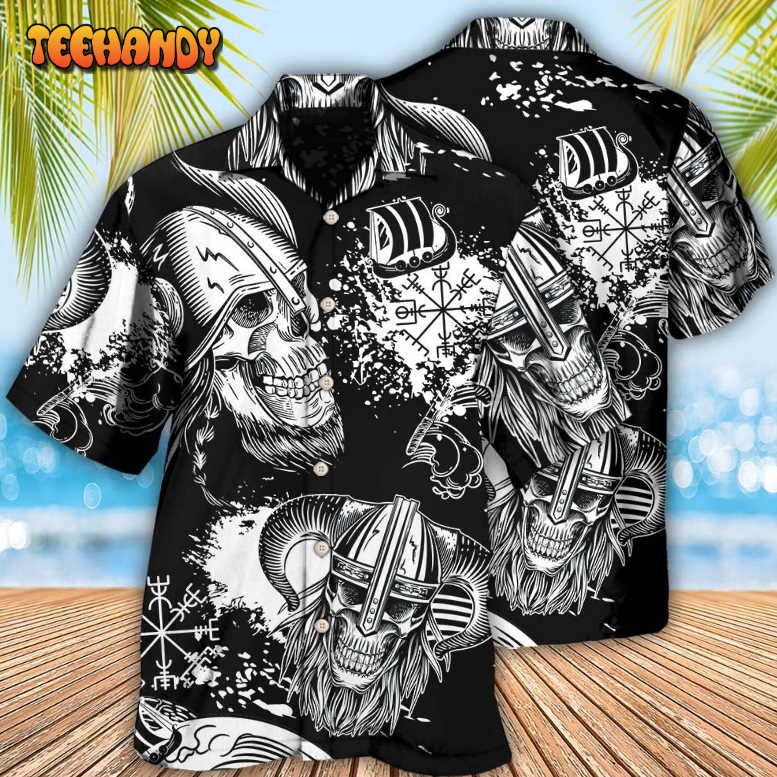 Viking Victory Life Black Style Hawaiian Shirt