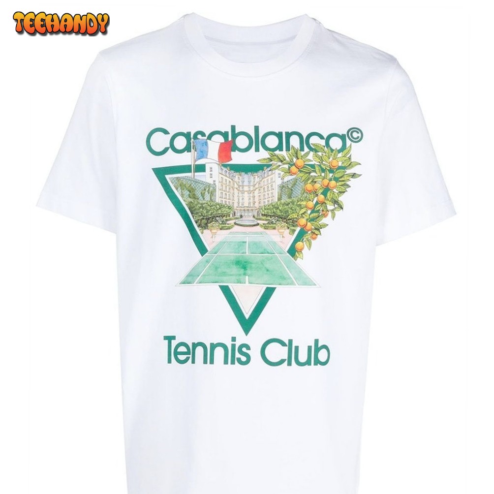 Vintage Casablanca Tennis Club Shirt, Luxury Sweatshirt