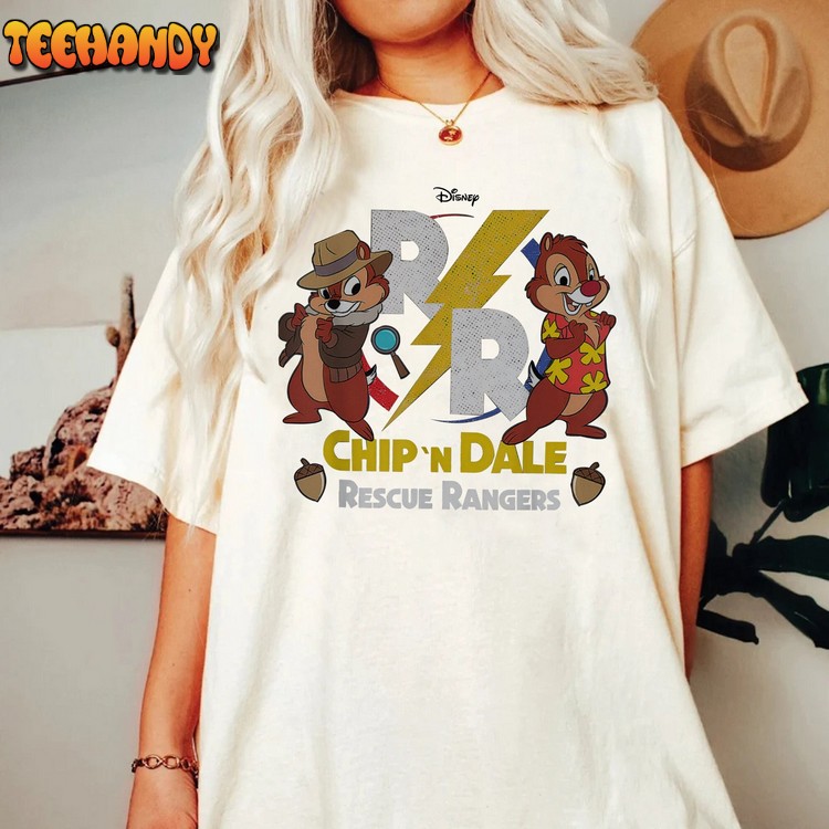 Vintage Chip N Dale Rescue Rangers Shirt, Disney Vintage Shirt