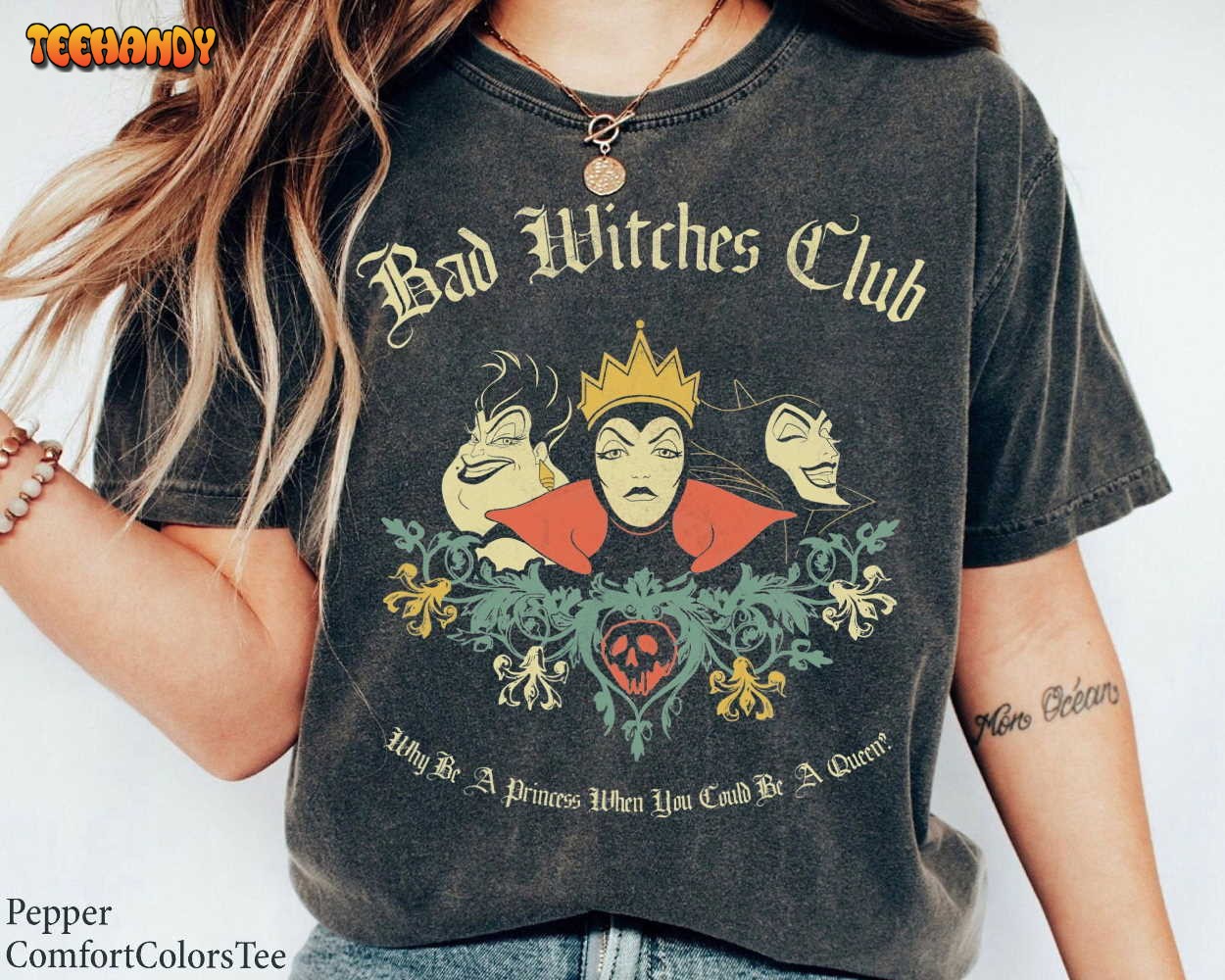 Vintage Retro Villains Bad Witches Club Shirt Disney Shirt