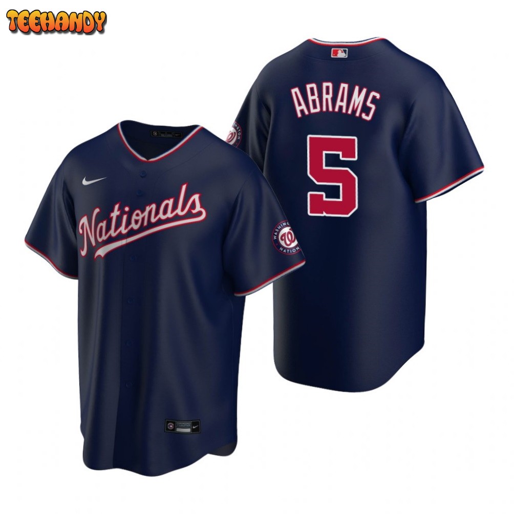 Washington Nationals C.J. Abrams Navy Alternate Replica Jersey