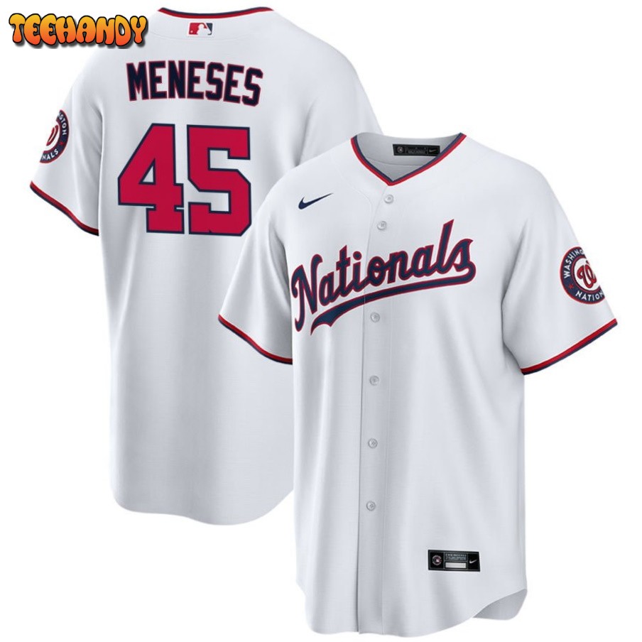Washington Nationals Joey Meneses White Alternate Replica Jersey