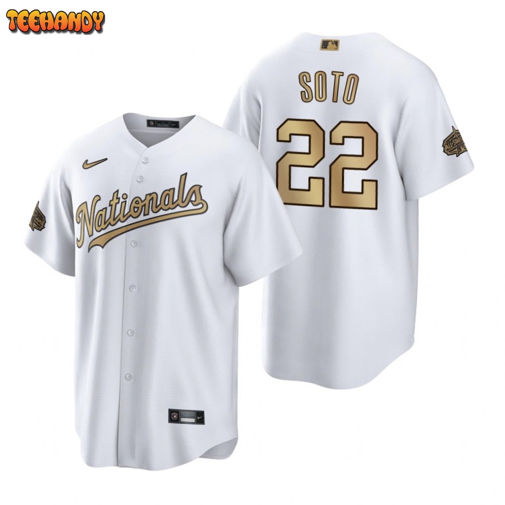 Washington Nationals Juan Soto White 2022 All-Star Game Replica Jersey