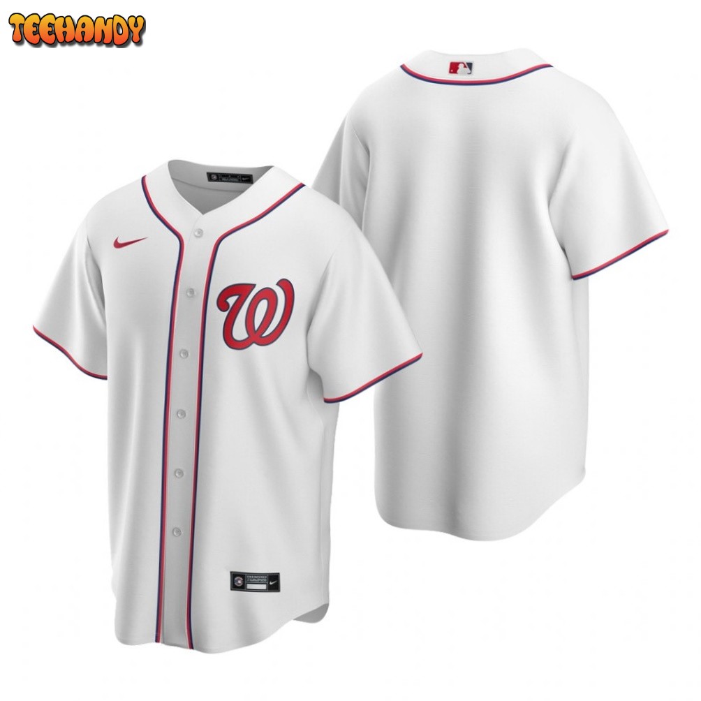 Washington Nationals Team White Replica Home Jersey