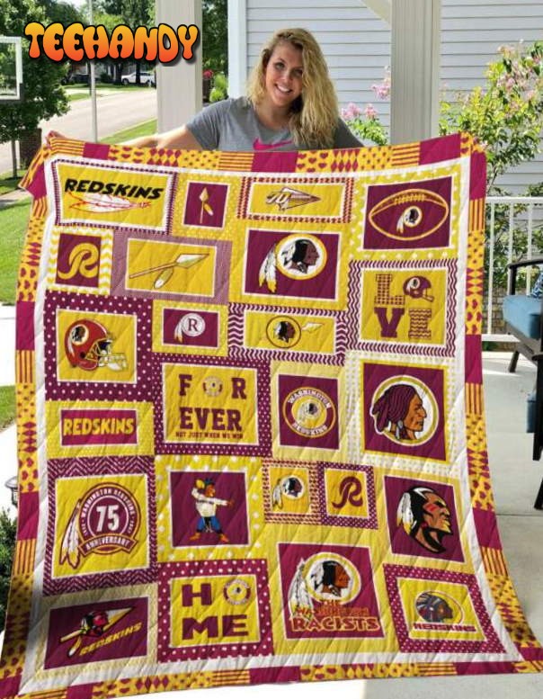 Washington Redskins 3D Customized Quilt Blanket