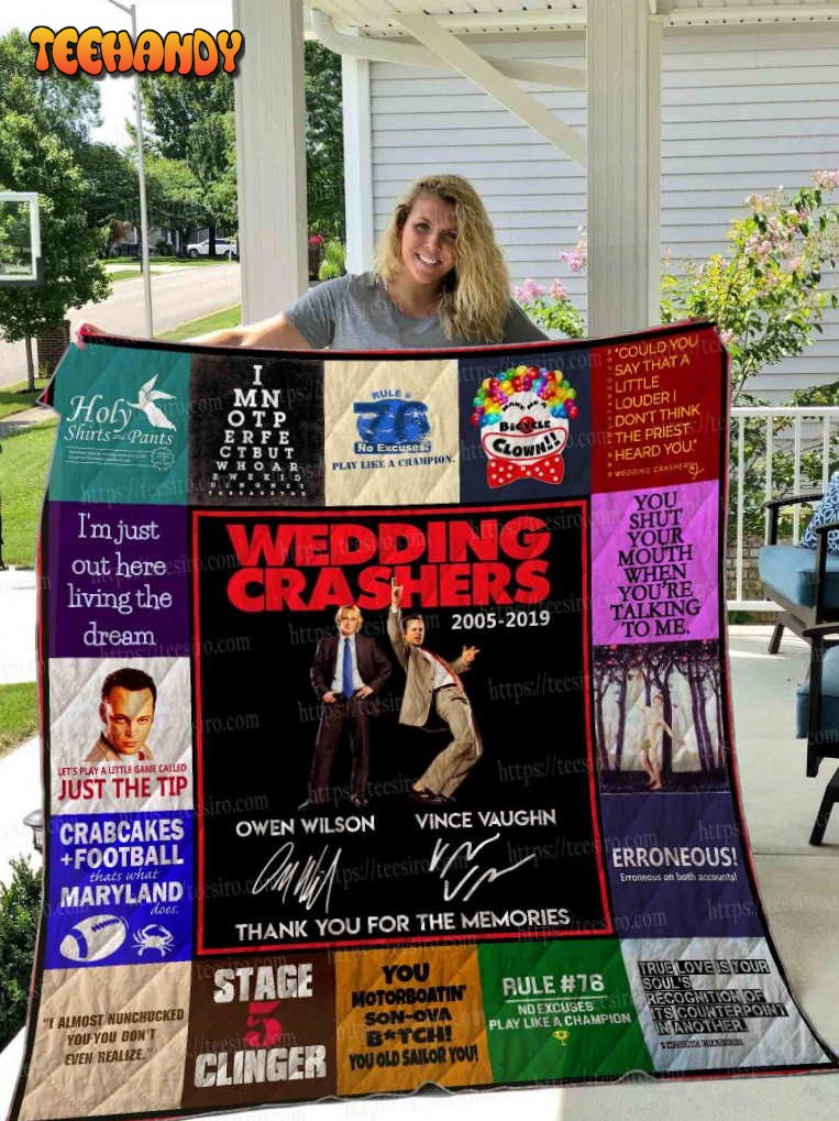 Wedding Crashers 3D Quilt Blanket