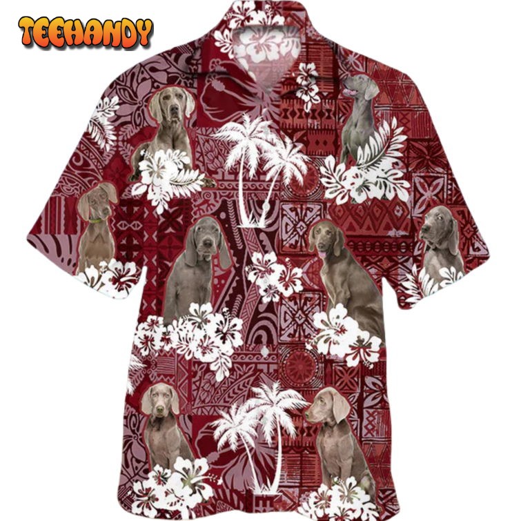 Weimaraner Hawaiian Shirt, Dog Hawaii Aloha Beach Shirt For Summer