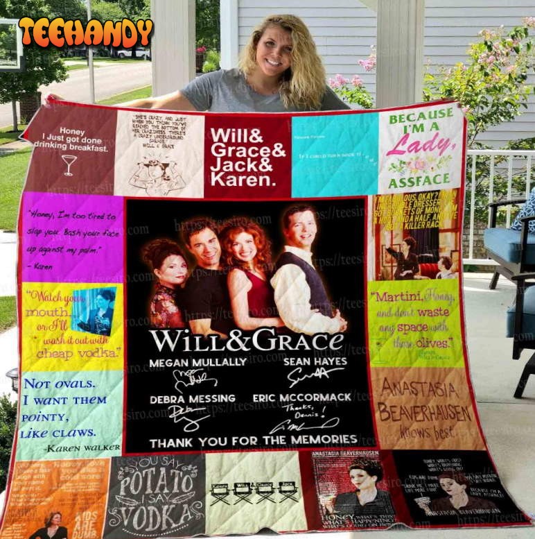 Will And Grace 3D Quilt Blanket