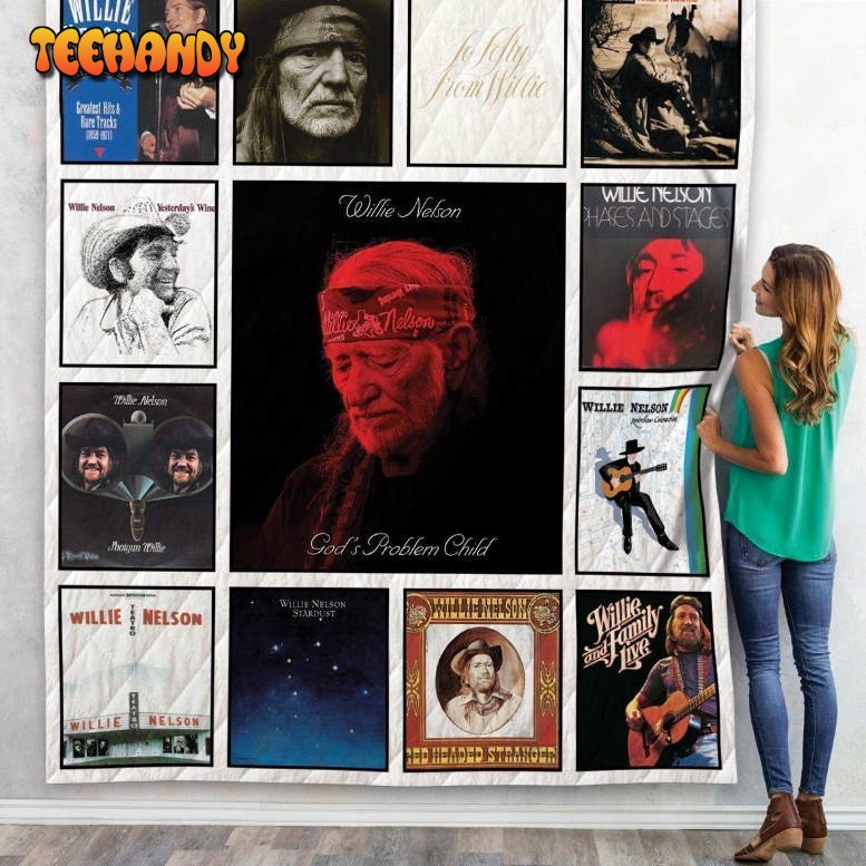 Willie Nelson 3D Customized Quilt Blanket