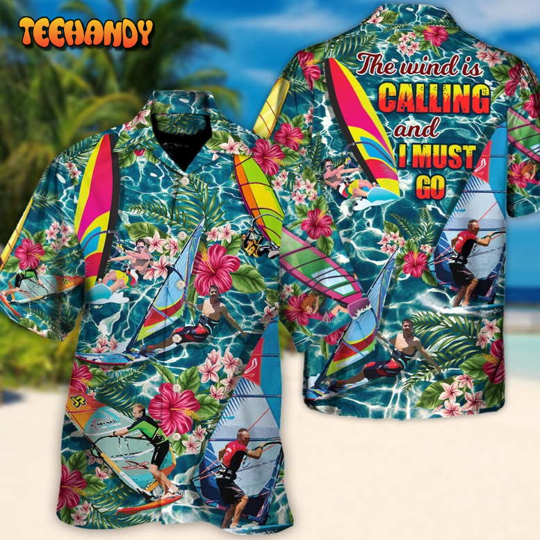 WindsurfingThe Wind Windsurf Gift Lovers Windsurfing Hawaiian Shirt