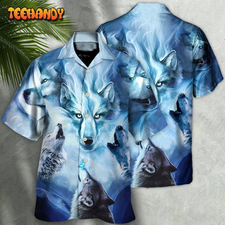 Wolf Fear Makes The Wolf Bigger Than It Is Hawaiian Shirt