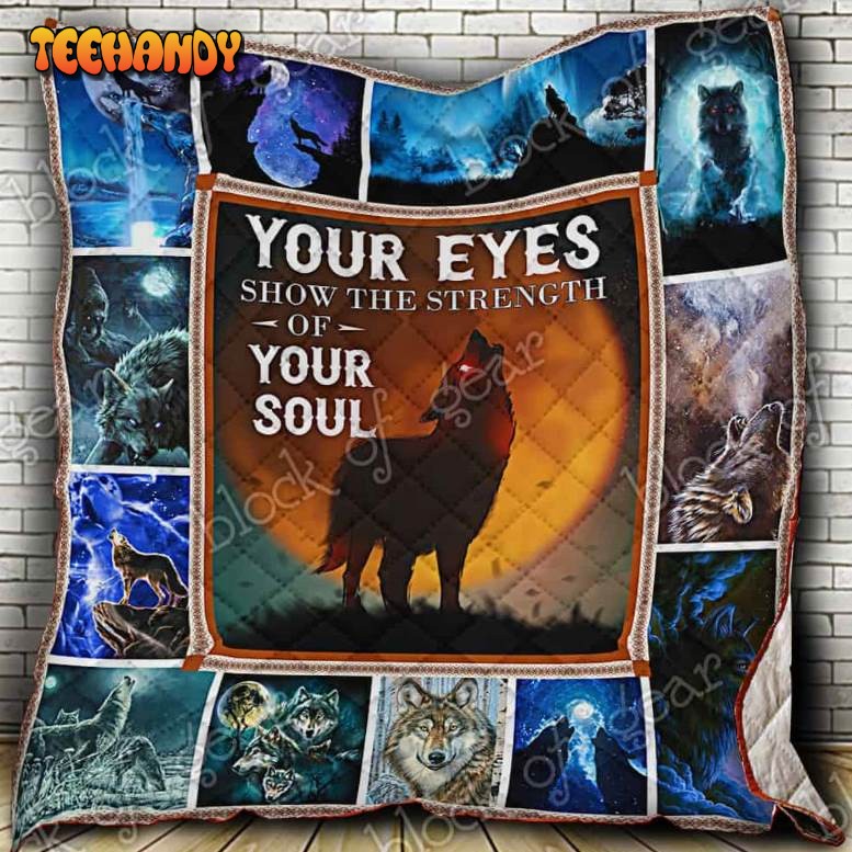 Wolf Soul 3D Quilt Blanket