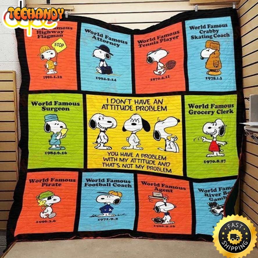 World Famous Snoopy The Peanuts Movie Snoopy Dog Blanket