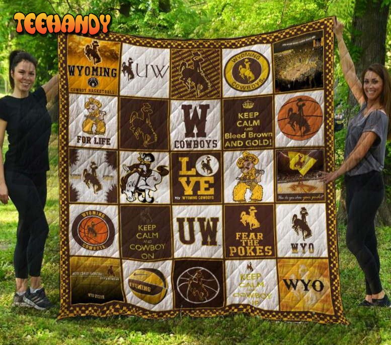 Wyoming Cowboys 3D Customized Quilt Blanket