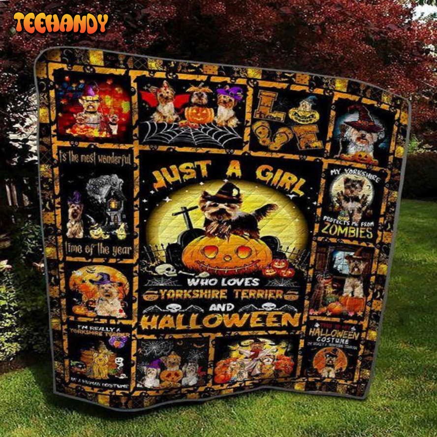 Yorkshire Halloween Sherpa Blanket Blanket Halloween Adult Throw Halloween Throw