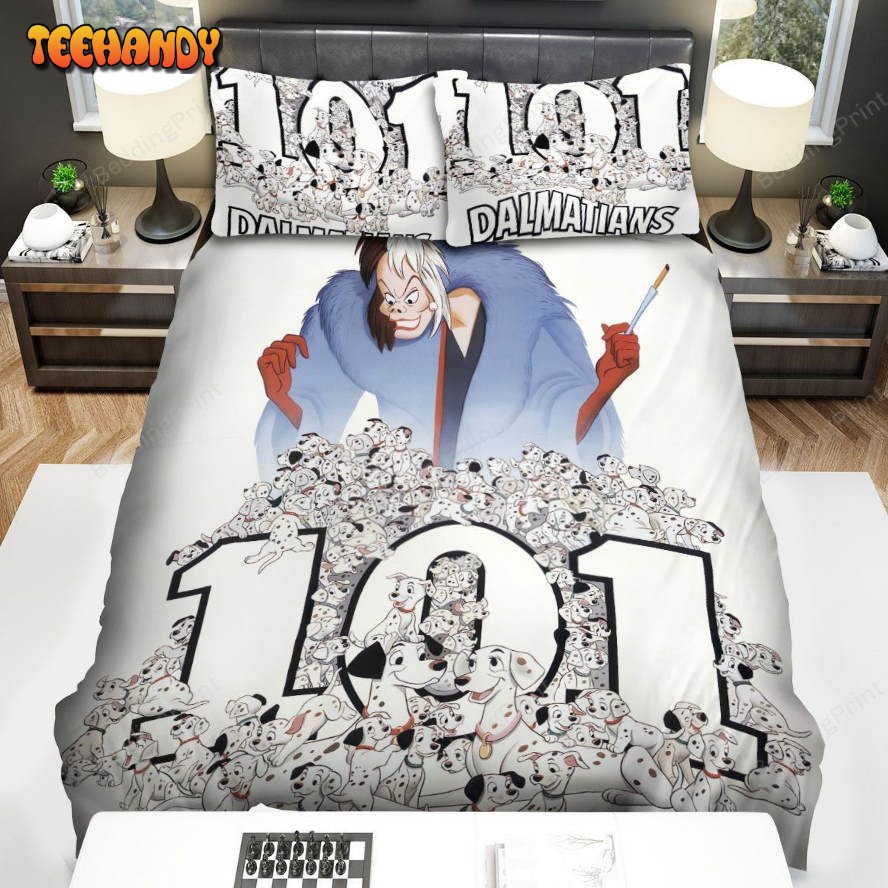 101 Dalmatians Disney Classic Spread Comforter Duvet Cover Bedding Sets