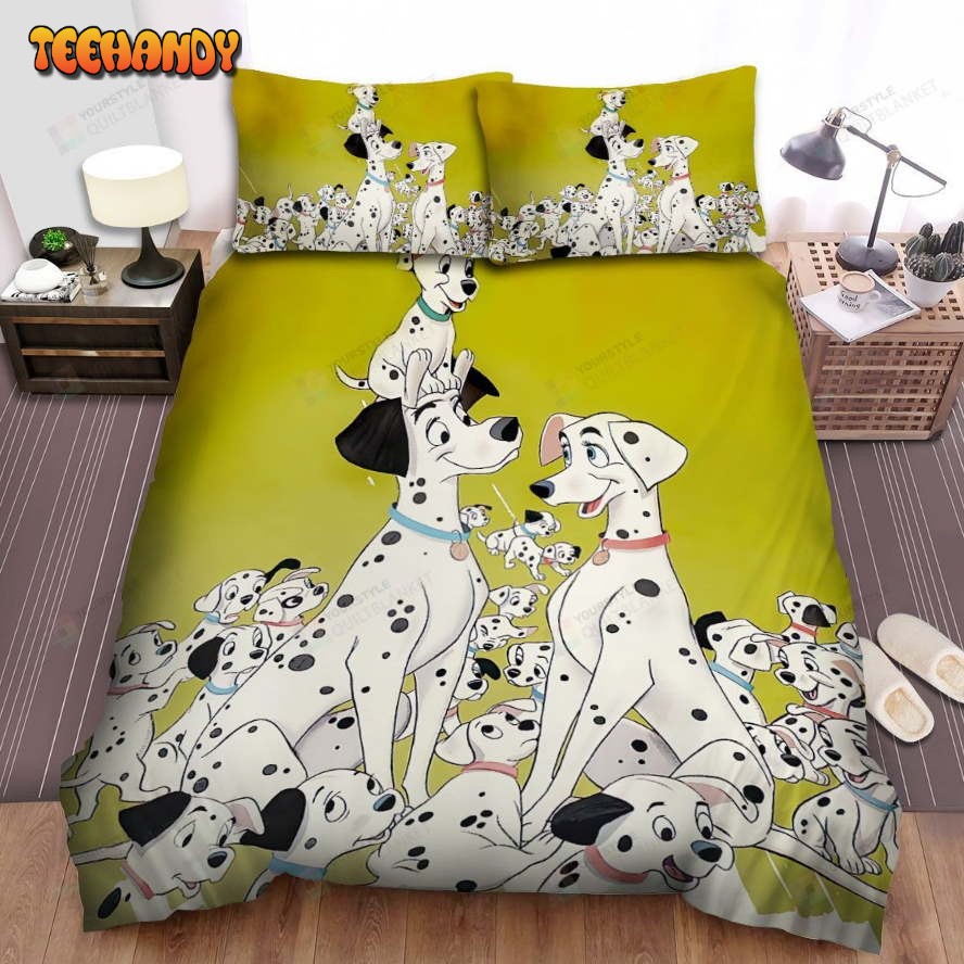 101 Dalmatians Movie Bed Sheets Spread Comforter Duvet Cover Bedding Sets