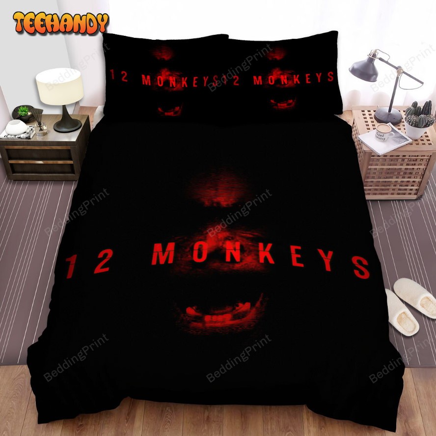 12 Monkeys (2015–2018) Angry Movie Poster Duvet Cover Bedding Sets