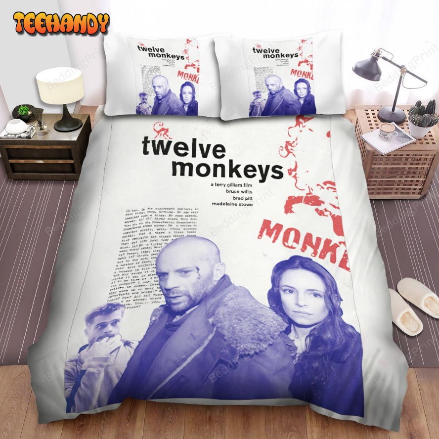 12 Monkeys (2015–2018) Article Movie Poster Duvet Cover Bedding Sets