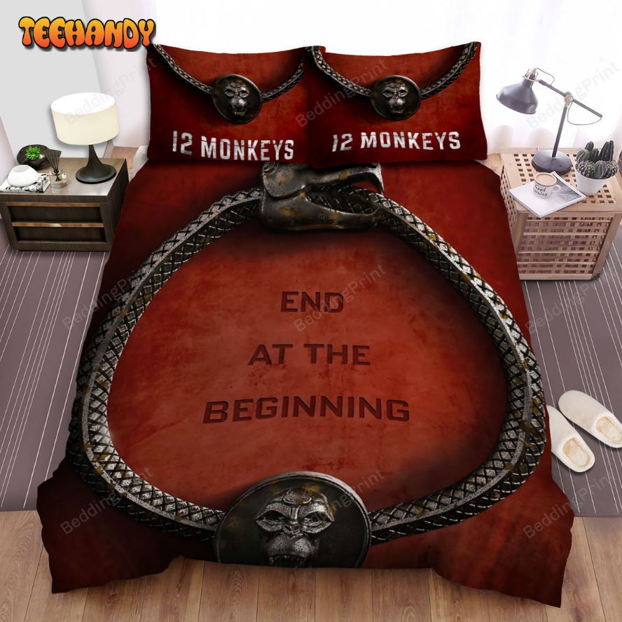 12 Monkeys (2015–2018) End At The Beginning Movie Poster Bedding Sets