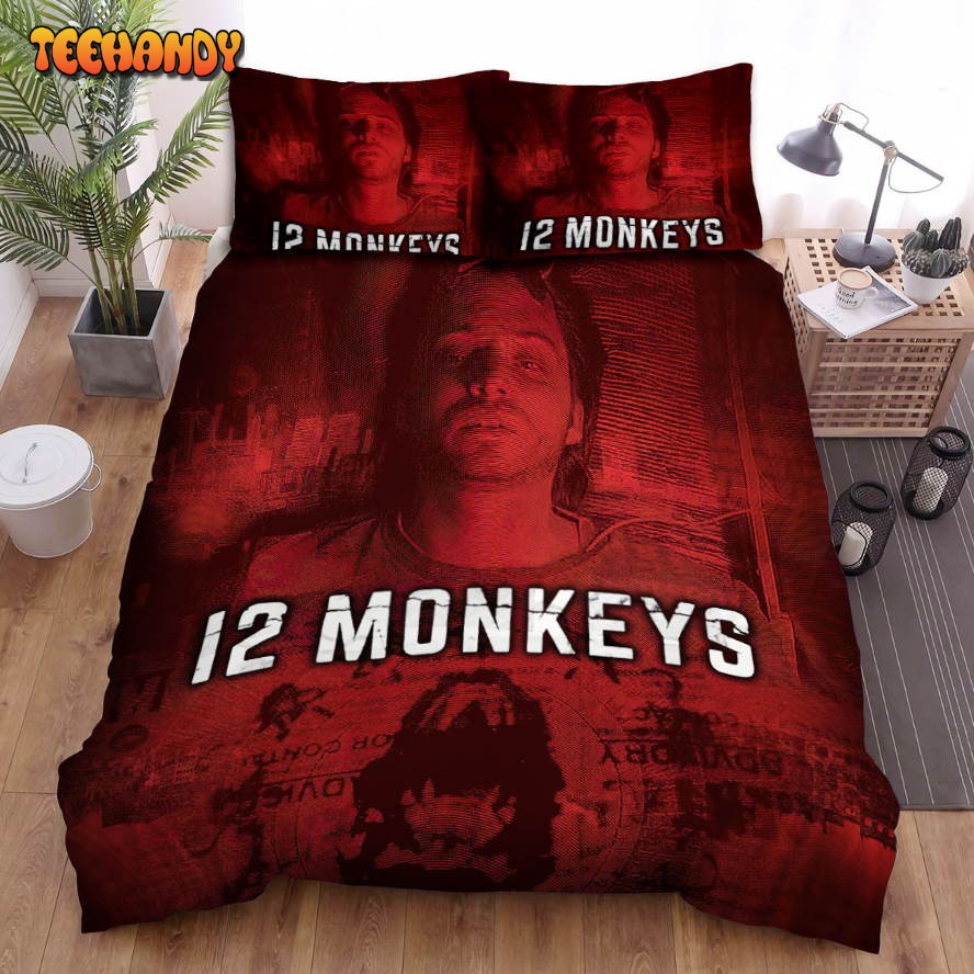 12 Monkeys (2015–2018) Red Poster Movie Poster Duvet Cover Bedding Sets